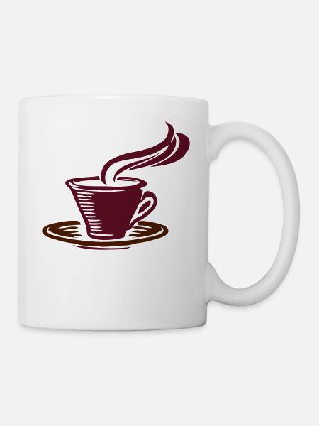 Kaffe Tasse schöner duft liebhaber Geschenk - Tasse - Weiß