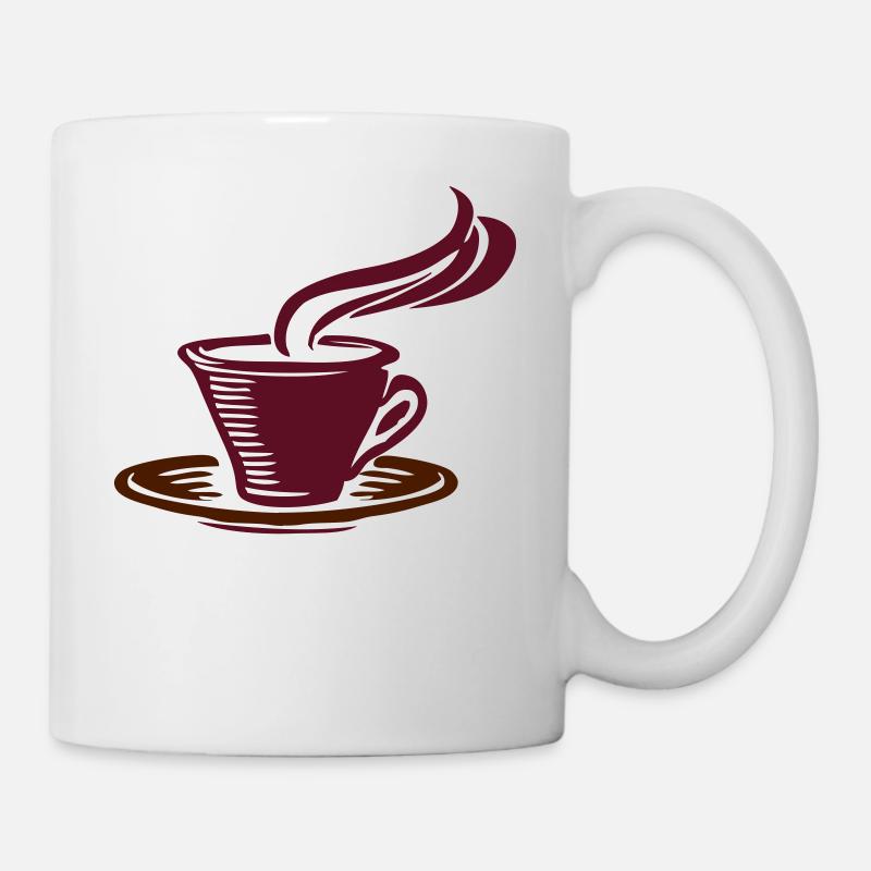 Kaffe Tasse schöner duft liebhaber Geschenk - Tasse - Weiß