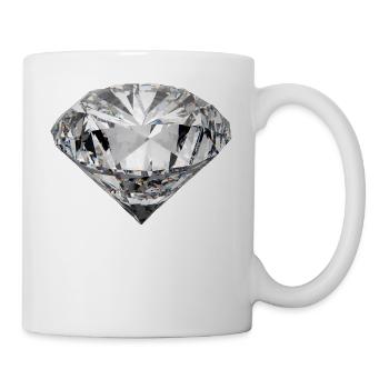 Diamant - Tasse - Weiß - Rechts