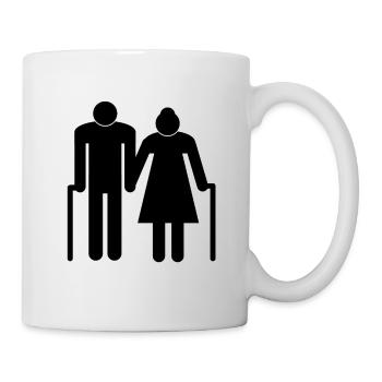 Old couple - Mug blanc - blanc - Droite