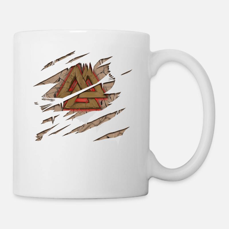 Wikinger Odins Zeichen - Tasse - Weiß