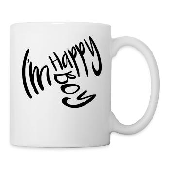 Junge. glücklich. Jung. Teenager - Tasse - Weiß - Rechts
