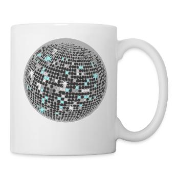 Disco ball - Mug blanc - blanc - Droite