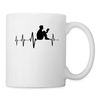 Lire, Lire, Lire, Romans Cadeaux - Mug blanc - blanc - Droite