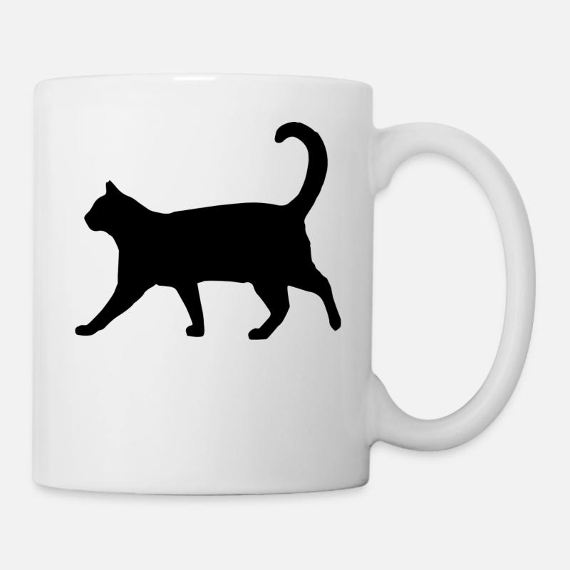 Cat silhouette classic - Mug - white