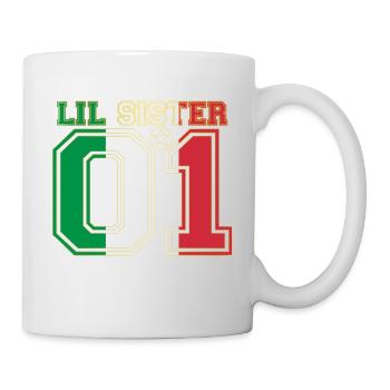 SCHWESTER LIL SISTER QUEEN 01 Italien - Tasse - Weiß - Rechts