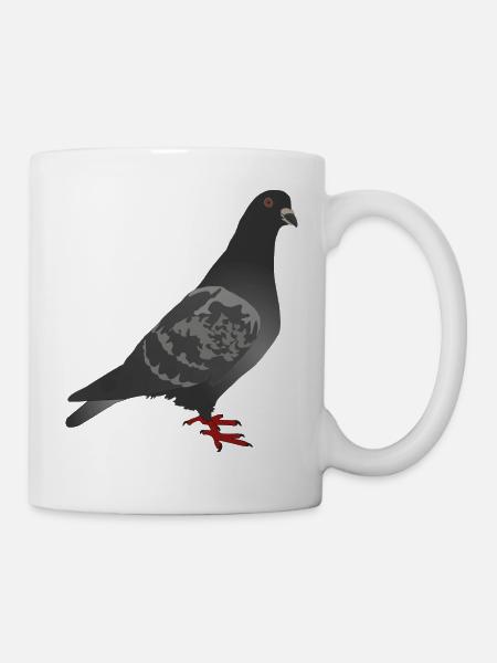 Taube - Tasse - Weiß