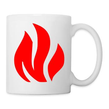 Fire Flames - Mug - white - Right