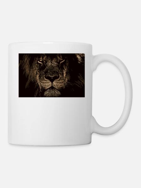 Lion - Mug blanc - blanc