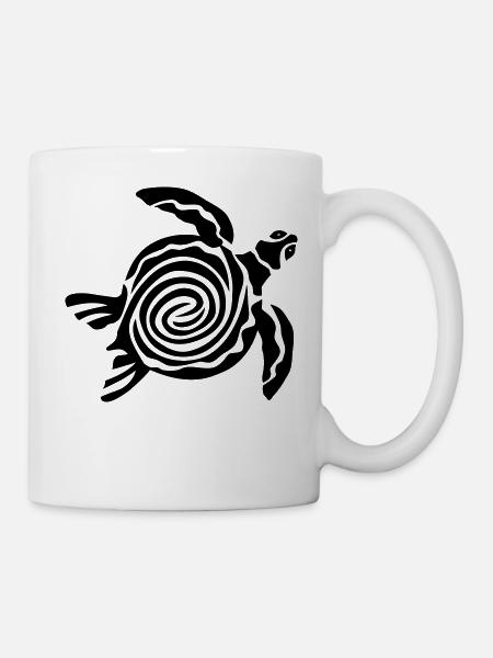 turtle schildkröte - Tasse - Weiß