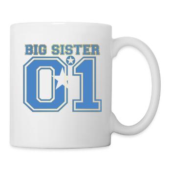 Schwester queen big sister 01 Somalia - Tasse - Weiß - Rechts