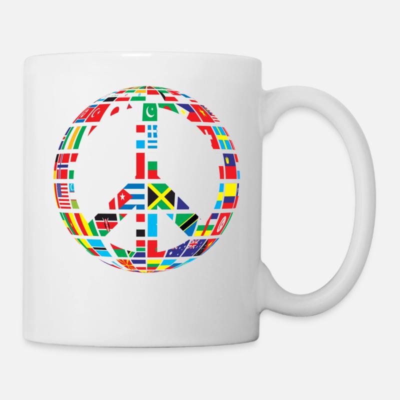 Peace World Peace - Mug - white