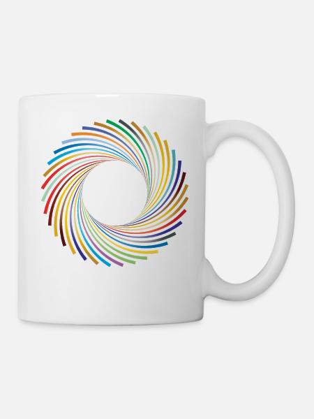Kamera Blende abstrakt - Tasse - Weiß