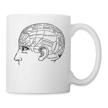 Brain Feelings Anatomy - Mug - white - Right