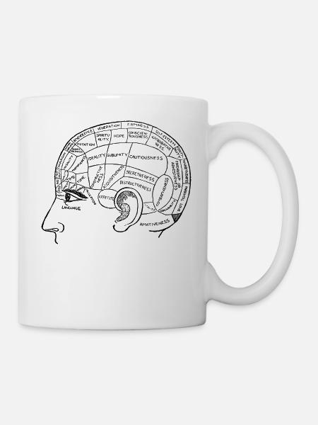 Cerveau émotions Anatomie - Mug blanc - blanc