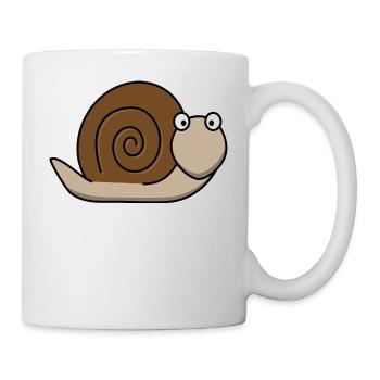 Friendly snail - Mug - white - Right