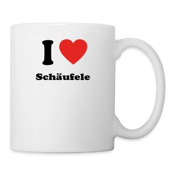 Bayern basst bayrisch bier Schaeufele - Tasse - Weiß - Rechts