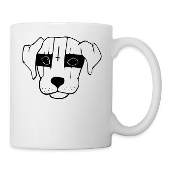 Black Metal Dog - Mug - white - Right