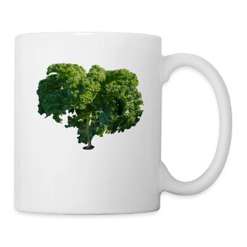 Kale Gift Gift Idea Cabbage Ride Green - Mug - white - Right