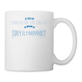 Educateur spécialisé super pouvoir cadeau - Mug blanc - blanc - Droite