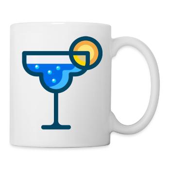 martini Cocktail bartender barkeeper bar - Tasse - Weiß - Rechts