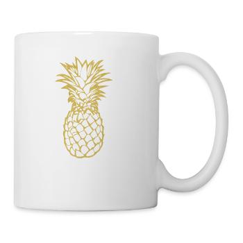 Ananas - Mug blanc - blanc - Droite