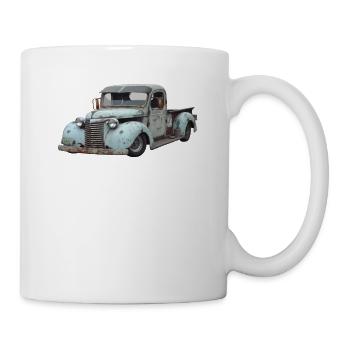 Oldtimer Pick Up - Tasse - Weiß - Rechts