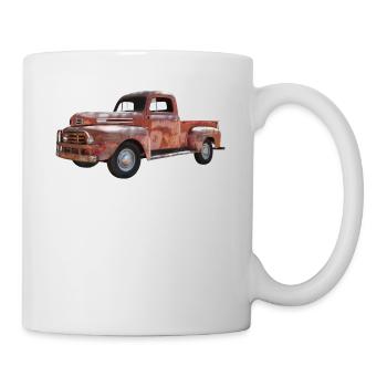 Pick Up Oldtimer - Tasse - Weiß - Rechts