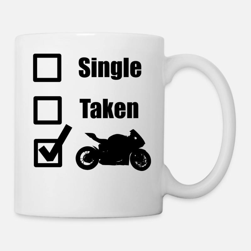 Motorcycle Gift Gift idea for motorcyclists - Mug - white