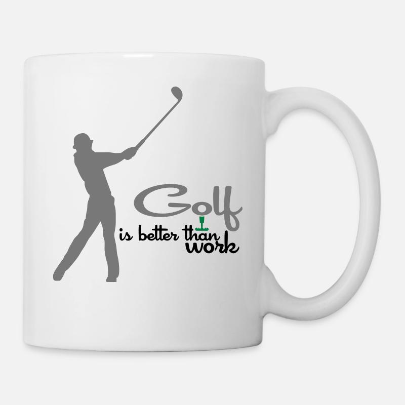 Golf - Tasse - Weiß
