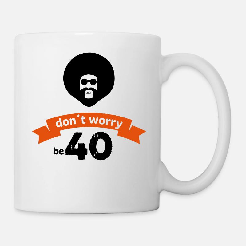 Geburtstag 40 - Tasse - Weiß