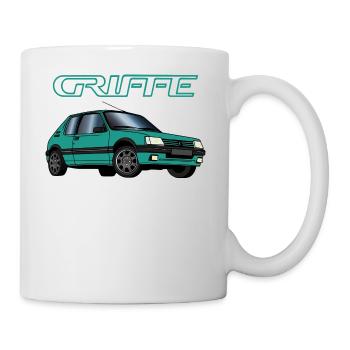 205 1,9 91 Griffe Vert Fluorite - Mug blanc - blanc - Droite