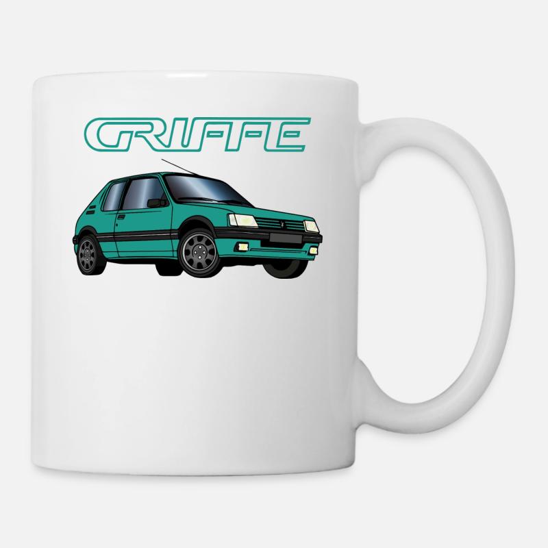 205 1,9 91 Griffe Vert Fluorite - Mug blanc - blanc