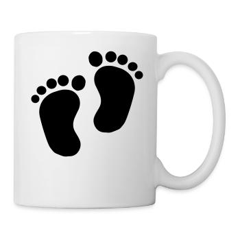 Bébé Füsse enfants anniversaire cadeau idée - Mug blanc - blanc - Droite