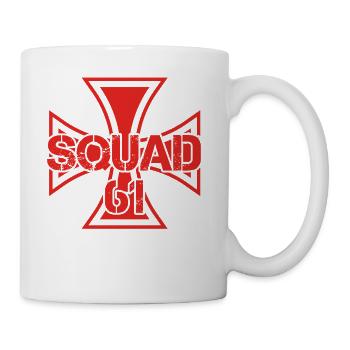 Biker paintball motorcycle squad team club team 61 - Mug - white - Right