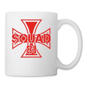 Biker paintball motorcycle squad team club team 81 - Mug - white - Right