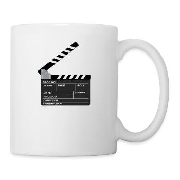 Film producteur Take Réalisateur Cut ciné cadeau - Mug blanc - blanc - Droite