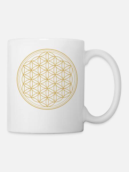 Fleur de Vie - Mug blanc - blanc
