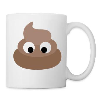 Poop Emoji Poop Pile - Mug - white - Right