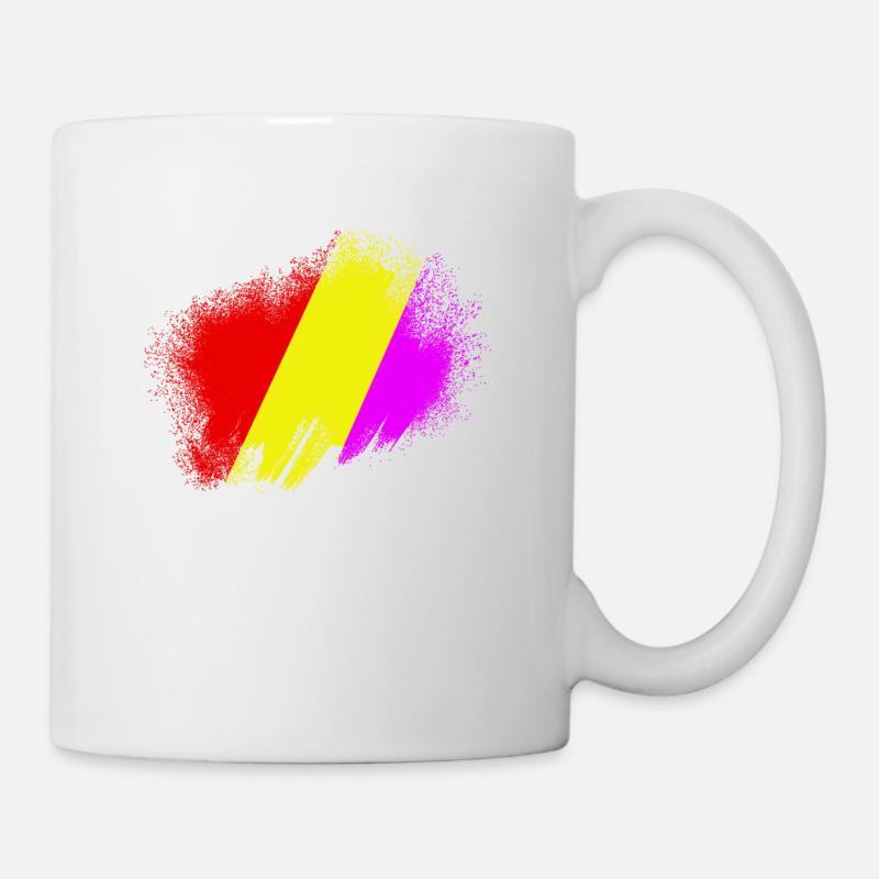 Drapeau de la République - Mug blanc - blanc