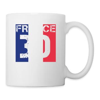 france football français wm crew member 30 - Mug blanc - blanc - Droite