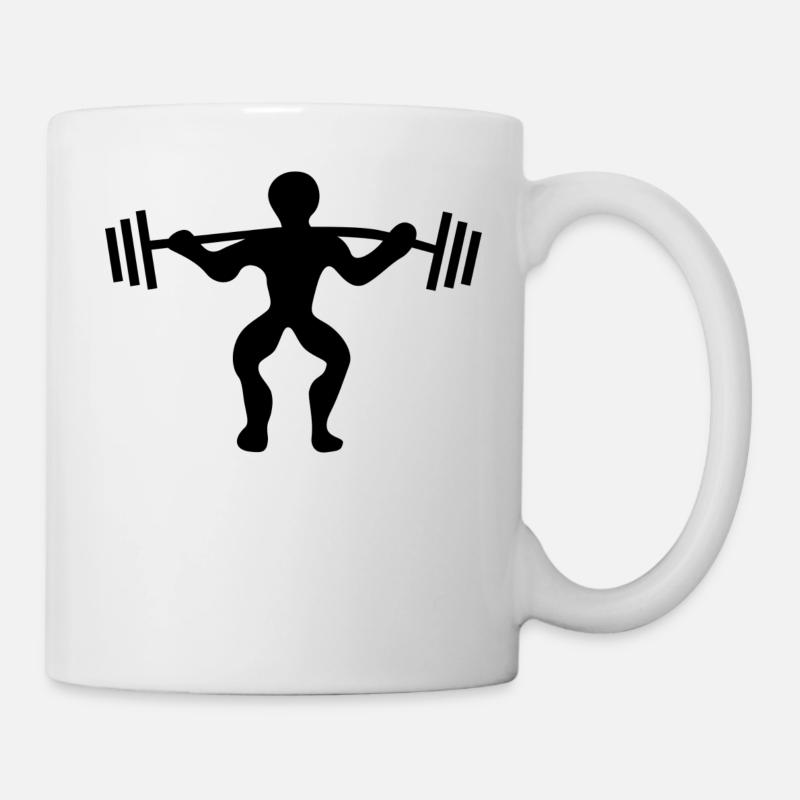 bodybuilder - Mug - white