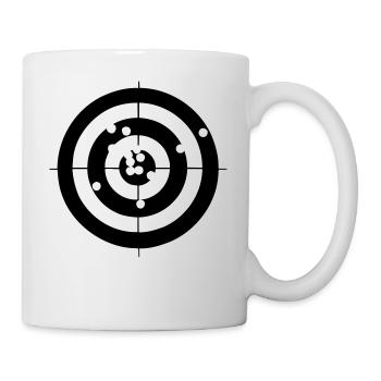 Target Hobby Sport Shooting Gift Idea - Mug - white - Right