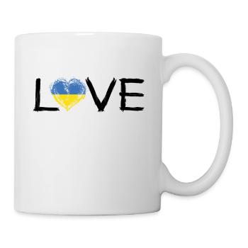 Liebe Heimat Wurzeln Home Land Stolz Ukraine png - Tasse - Weiß - Rechts