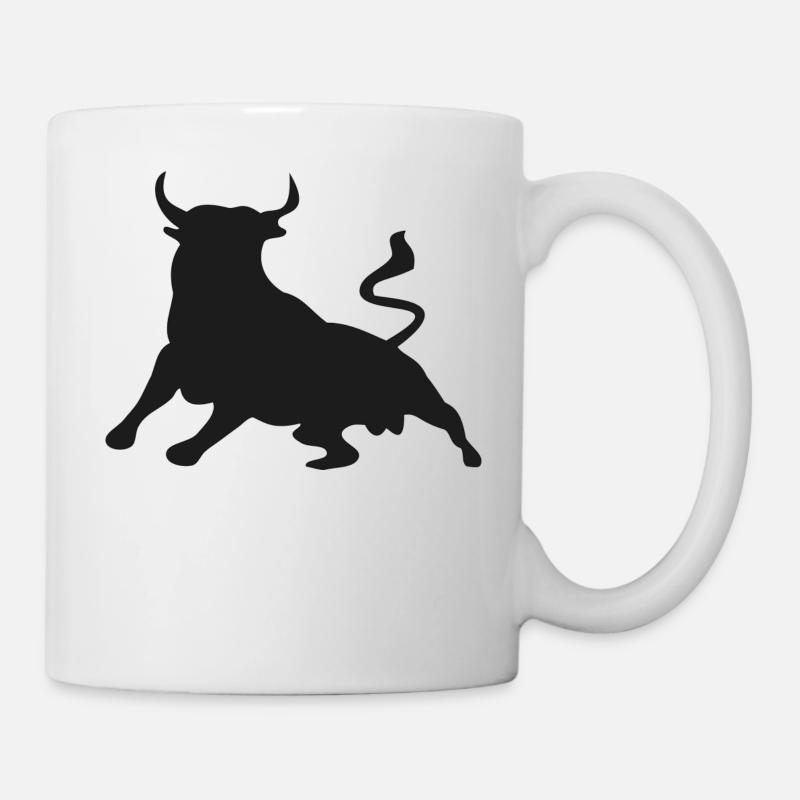 taureau taureau - Mug blanc - blanc