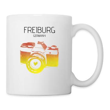 Camera Freiburg Germany - Mug - white - Right