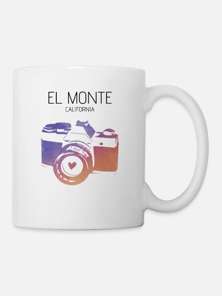 Kamera El Monte California - Tasse - Weiß