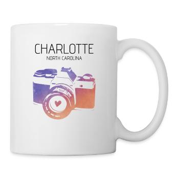 Kamera Charlotte North Carolina - Tasse - Weiß - Rechts