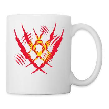Claw griffe worn fissures x maison fier Kirgis - Mug blanc - blanc - Droite