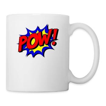 POW Design Superhero - Mug - white - Right